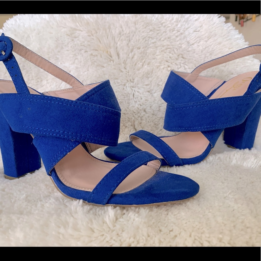 Blue High Heels size 8 1/2